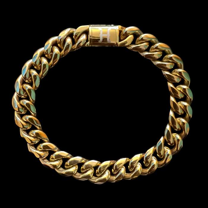 MIAMI CUBAN LINK BRACELET - GOLD