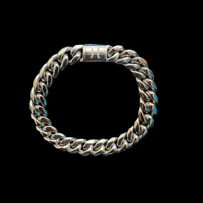 MIAMI CUBAN LINK BRACELET - WHITE GOLD