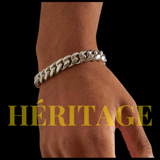 MIAMI CUBAN LINK BRACELET - WHITE GOLD